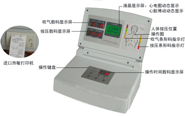 液晶顯示高級電腦心肺復蘇模擬人顯示器